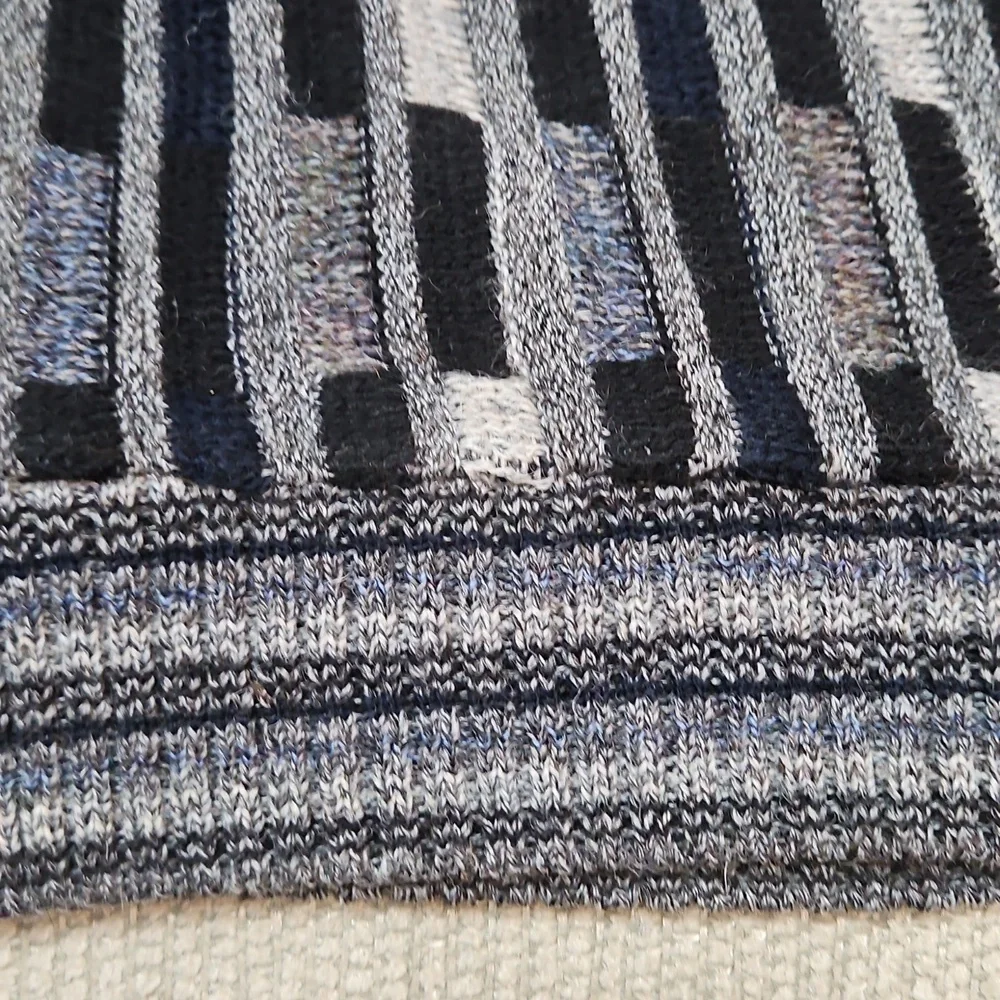 Vintage Bachrach Men's Sweater XL Textured Acrylic Wool Alpaca Made in USA